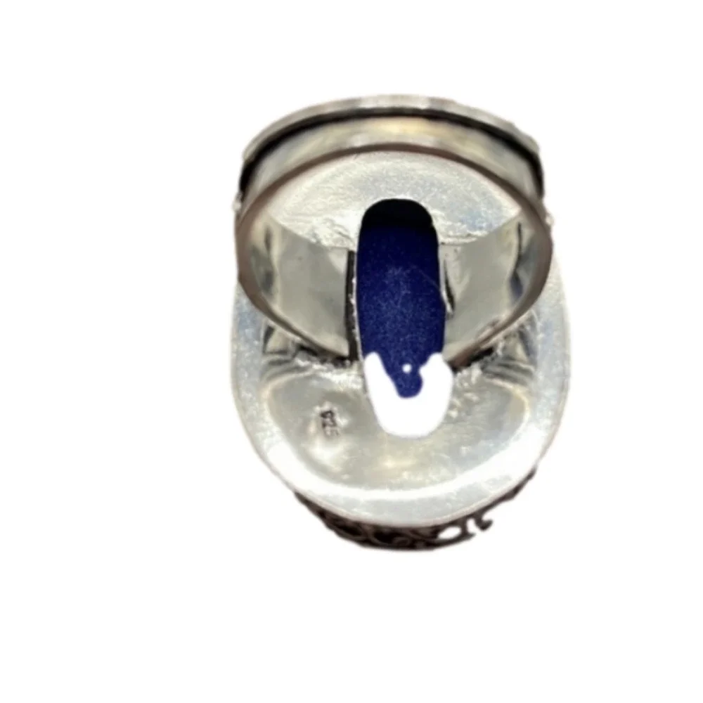 DRUZY QUARTZ RING!        SO DIFFERENT!  Updated! - Picture 5 of 9